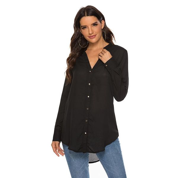 spring autumn long sleeve v neck button up shirt white black blouses woman shirts women blouse chiffon womens clothes women's &
spring autumn long sleeve v neck button up shirt white black blouses woman shirts women blouse chiffon womens clothes women's &