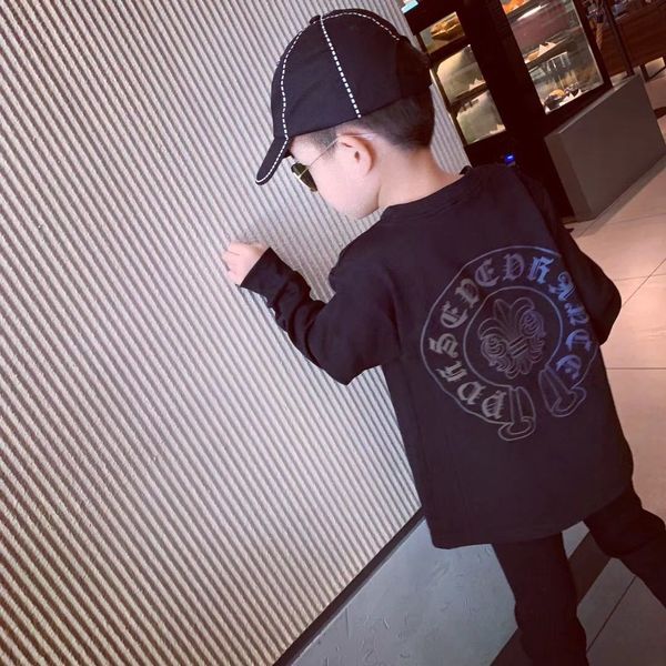 children's light luminous night yo reflective crosin fashion net red cool neutral sweater, White;black
children's light luminous night yo reflective crosin fashion net red cool neutral sweater, White;black
