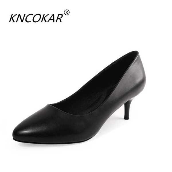dress shoes kncokar women's 2021 fashion high-heeled super fine leather pointed professional work office, Black
dress shoes kncokar women's 2021 fashion high-heeled super fine leather pointed professional work office, Black