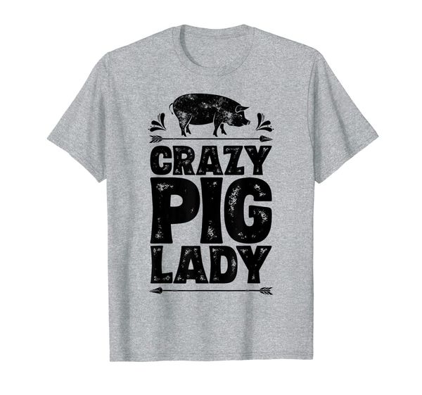 crazy pig lady t shirt funny pigs farm poultry farmer gifts, White;black
crazy pig lady t shirt funny pigs farm poultry farmer gifts, White;black