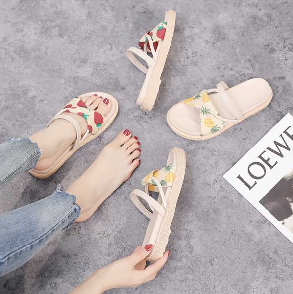 women's slippers wear summer style net red flat bottomed beach sandals fashion shallow women shoes wedges, Black
women's slippers wear summer style net red flat bottomed beach sandals fashion shallow women shoes wedges, Black