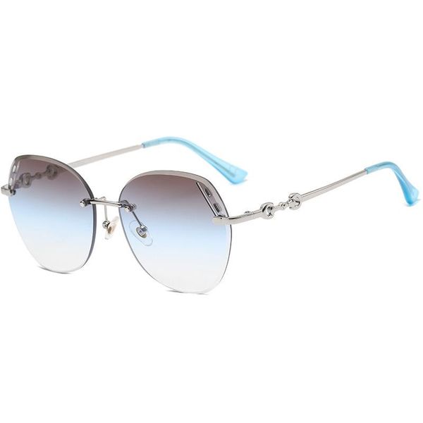 sunglasses women's rimless fashion oversized men brand designer goggle sun glasses female style uv400, White;black
sunglasses women's rimless fashion oversized men brand designer goggle sun glasses female style uv400, White;black