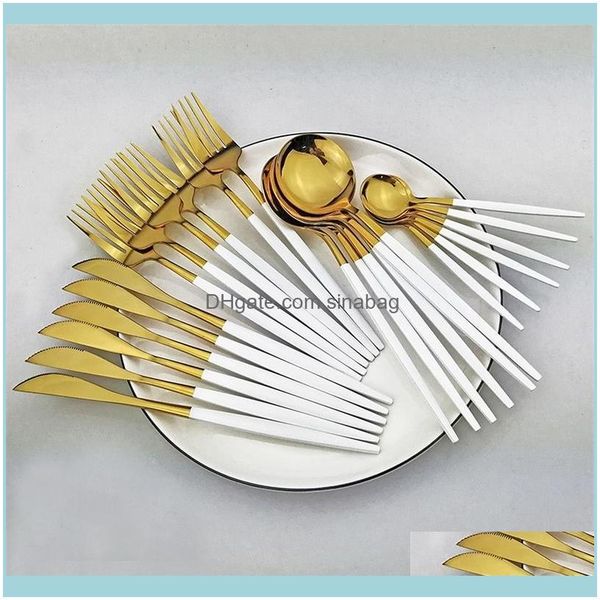 sets kitchen, dining bar home & garden24pcs white gold dinnerware 18/10 stainless steel knife fork spoon cutlery kitchen tableware flatware
sets kitchen, dining bar home & garden24pcs white gold dinnerware 18/10 stainless steel knife fork spoon cutlery kitchen tableware flatware