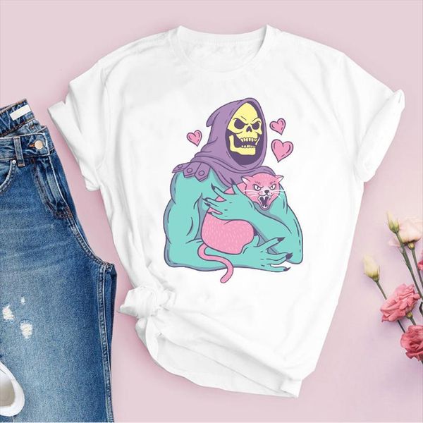 graphic fashion skull love women t shirts cute girl cartoon short sleeve print lady tees clothing female shirt womens, White
graphic fashion skull love women t shirts cute girl cartoon short sleeve print lady tees clothing female shirt womens, White