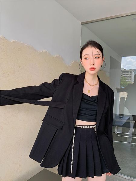 women's suits & blazers show thin design feeling restoring ancient ways suit female han edition bf wind leisure coat the early autumn 2, White;black
women's suits & blazers show thin design feeling restoring ancient ways suit female han edition bf wind leisure coat the early autumn 2, White;black