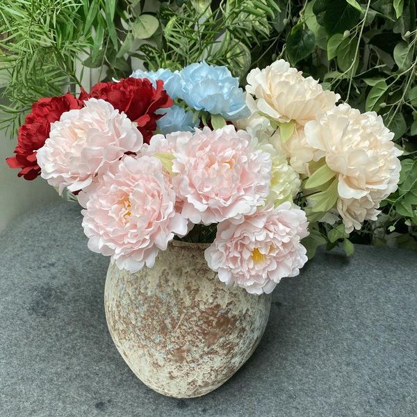 pieces of pink silk peony artificial flower bridal bouquet wedding home diy decoration fake hydrangea craft decorative flowers & wreaths
pieces of pink silk peony artificial flower bridal bouquet wedding home diy decoration fake hydrangea craft decorative flowers & wreaths