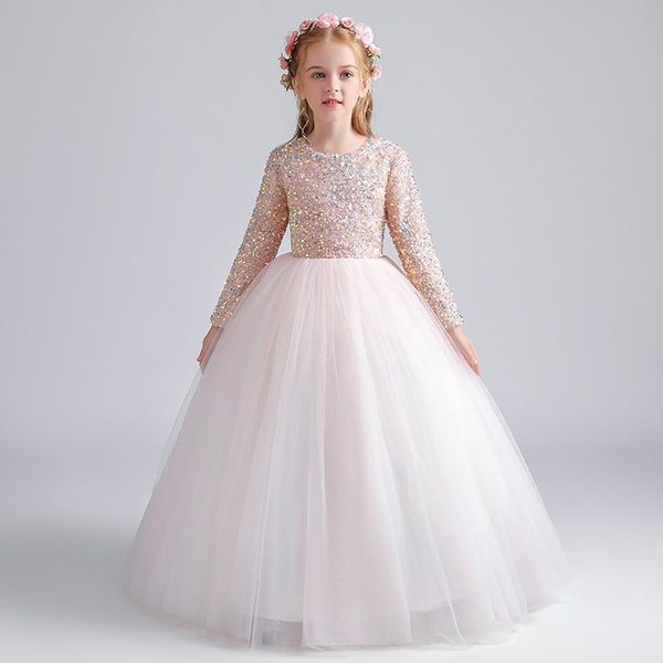 girl's dresses flower girl illusion luxury princess full sequined o-neck ball gown floor-length tulle elegant lace kid party skirt h077, Red;yellow
girl's dresses flower girl illusion luxury princess full sequined o-neck ball gown floor-length tulle elegant lace kid party skirt h077, Red;yellow