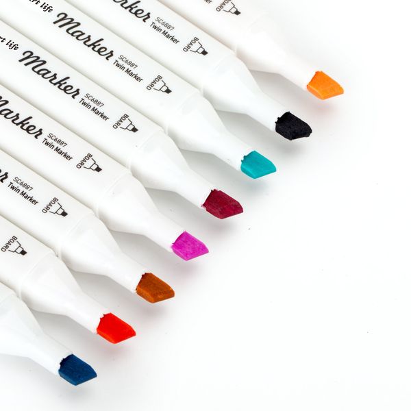 painting pens touch art life double head set alcohol oil 60 80 color marker black, Black;red
painting pens touch art life double head set alcohol oil 60 80 color marker black, Black;red