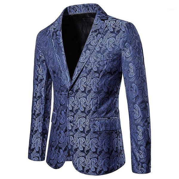 men's suits & blazers autumn men floral printed suit jacket fashion business casual nightclub wedding party man two button slim dress b, White;black
men's suits & blazers autumn men floral printed suit jacket fashion business casual nightclub wedding party man two button slim dress b, White;black