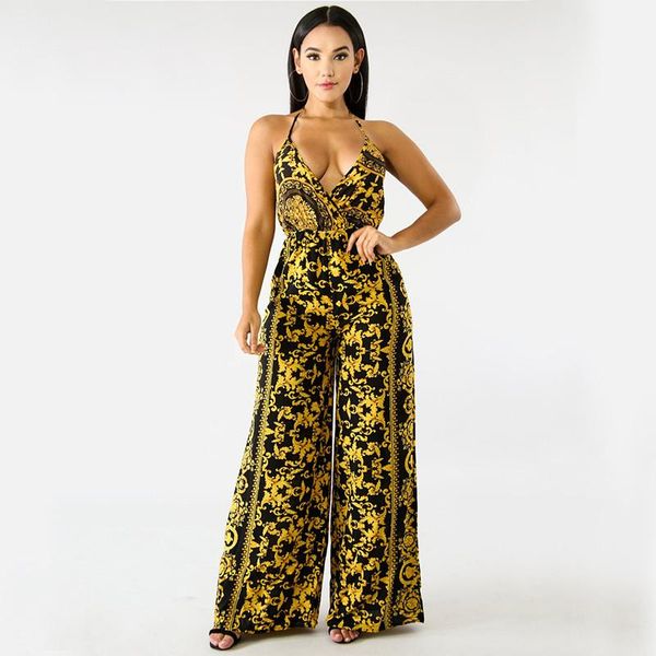 women's jumpsuits & rompers v neck women summer wide leg pants jumpsuit vintage floral print bodysuits ladies party one piece, Black;white
women's jumpsuits & rompers v neck women summer wide leg pants jumpsuit vintage floral print bodysuits ladies party one piece, Black;white