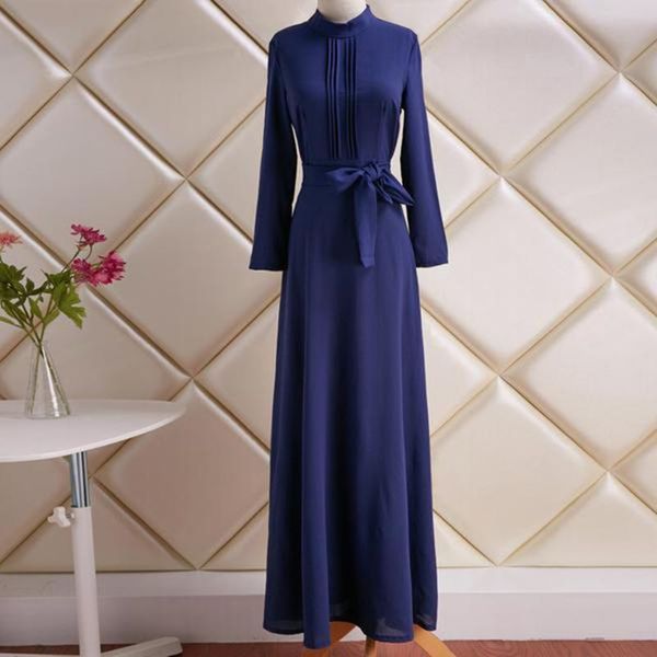 casual dresses wedding elegant long sleeve crew neck business zipper full length travel solid slim waist women dress, Black;gray
casual dresses wedding elegant long sleeve crew neck business zipper full length travel solid slim waist women dress, Black;gray