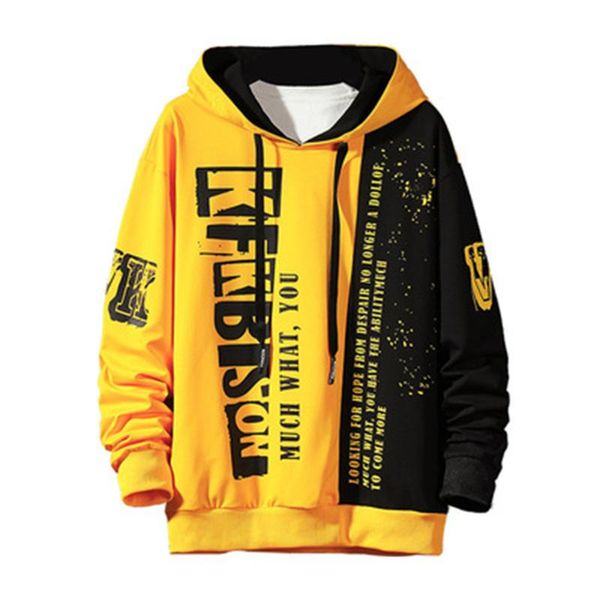 men hoodies sweatshirt print patchwork 2021 hoodie harajuku style hip hop coats for male men's & sweatshirts, Black
men hoodies sweatshirt print patchwork 2021 hoodie harajuku style hip hop coats for male men's & sweatshirts, Black