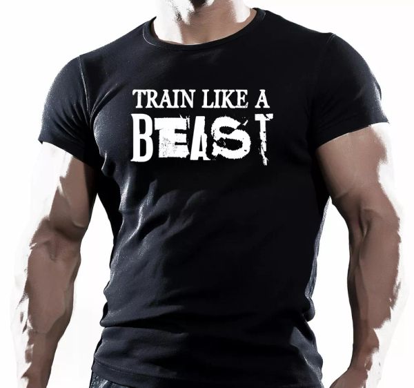 Training Beast Gym Bodybuilding Motivation T Shirt Muscle Top MMA Workout, White;black
Training Beast Gym Bodybuilding Motivation T Shirt Muscle Top MMA Workout, White;black