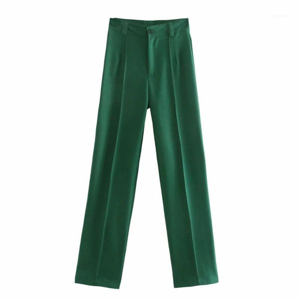women's pants & capris fashion women chic design green casual straight lady loose business trousers p2221, Black;white
women's pants & capris fashion women chic design green casual straight lady loose business trousers p2221, Black;white