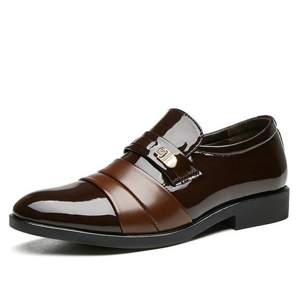 dress shoes 2021 est formal pointed toe men loafers leather oxford for wedding slip on office plus size, Black
dress shoes 2021 est formal pointed toe men loafers leather oxford for wedding slip on office plus size, Black