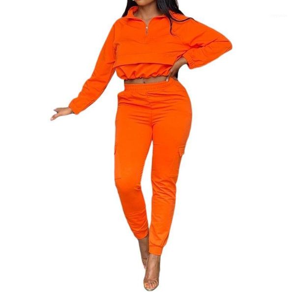 orange womens fall 2021 two piece set women front zip long sleeve cropped full pant outfits for matching sets women's tracksuits, Gray
orange womens fall 2021 two piece set women front zip long sleeve cropped full pant outfits for matching sets women's tracksuits, Gray