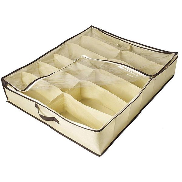 clothing & wardrobe storage 2pcs/set shoe organizer fabric 12 grids bag toy dustproof holder home box under bed closet
clothing & wardrobe storage 2pcs/set shoe organizer fabric 12 grids bag toy dustproof holder home box under bed closet