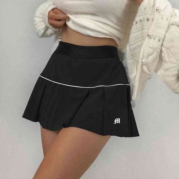 y2k pleated skirts high waist women short letter embroidery retro patchwork mini gym clothes vintage sporty streetwear, White;black
y2k pleated skirts high waist women short letter embroidery retro patchwork mini gym clothes vintage sporty streetwear, White;black