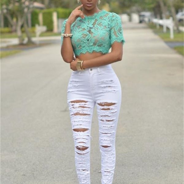 women's holes stretch solid color skinny ladies colorful fashion pencil pants slim women jeans, Blue
women's holes stretch solid color skinny ladies colorful fashion pencil pants slim women jeans, Blue