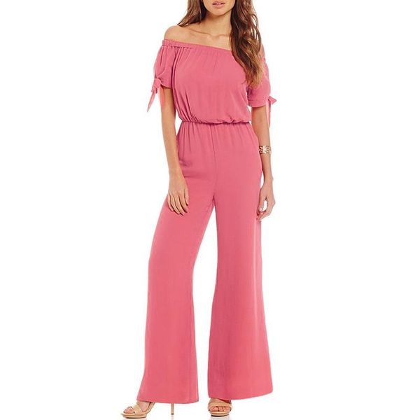 women's jumpsuits & rompers nice women candy color summer jumpsuit full length slash neck chiffon loose elegant playsuit female spring, Black;white
women's jumpsuits & rompers nice women candy color summer jumpsuit full length slash neck chiffon loose elegant playsuit female spring, Black;white