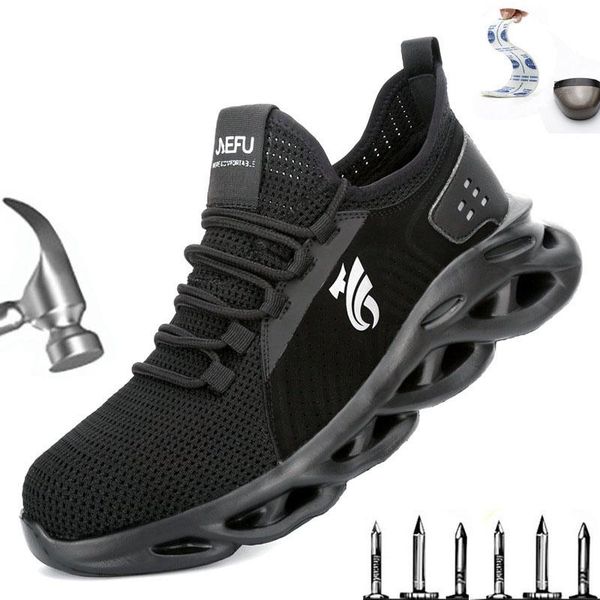 boots men's steel head smash-proof work comfortable outdoor breathable sports shoes anti-puncture insulation safety, Black
boots men's steel head smash-proof work comfortable outdoor breathable sports shoes anti-puncture insulation safety, Black