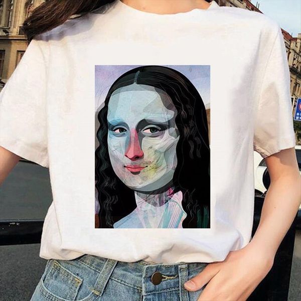 ullzang vintage mona lisa women t shirts aesthetic harajuku grunge funny 90s tees female, White
ullzang vintage mona lisa women t shirts aesthetic harajuku grunge funny 90s tees female, White
