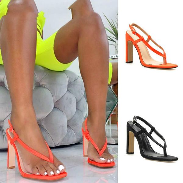 summer orange high heel sandals women fashion back strap flip flops square 12cm gladiator shoes678, Black
summer orange high heel sandals women fashion back strap flip flops square 12cm gladiator shoes678, Black