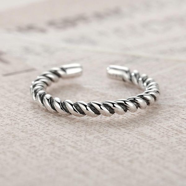 cluster rings authentic 925 sterling silver for women simple twisting rope s925 finger tibetan cuff adjustable, Golden;silver
cluster rings authentic 925 sterling silver for women simple twisting rope s925 finger tibetan cuff adjustable, Golden;silver