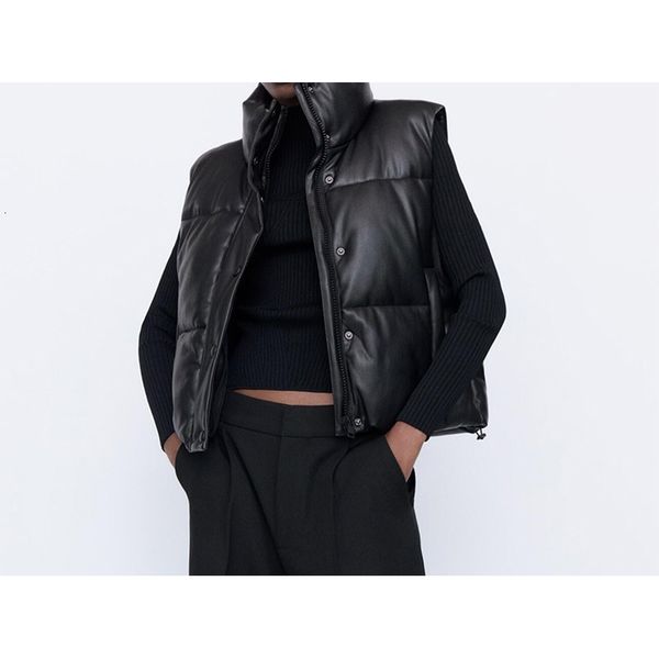 women's vests winter women fashion side drawstring leather vest coat female zipper stand sleeveless jacket ladies chic outerwear 5, Black;white
women's vests winter women fashion side drawstring leather vest coat female zipper stand sleeveless jacket ladies chic outerwear 5, Black;white