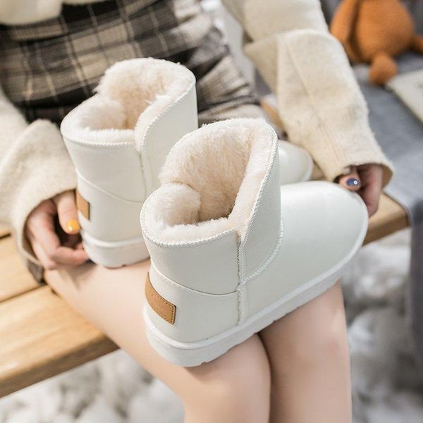 boots 2021 winter plus velvet pu waterproof mid-tube snow thickened warm women's 35-40 flat-heeled cotton shoes, Black
boots 2021 winter plus velvet pu waterproof mid-tube snow thickened warm women's 35-40 flat-heeled cotton shoes, Black