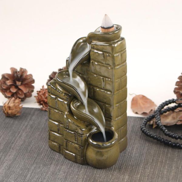 fragrance lamps waterfall incense burner holder modern arabic style smoke fountain quemador incienso home decor bk50xx
fragrance lamps waterfall incense burner holder modern arabic style smoke fountain quemador incienso home decor bk50xx