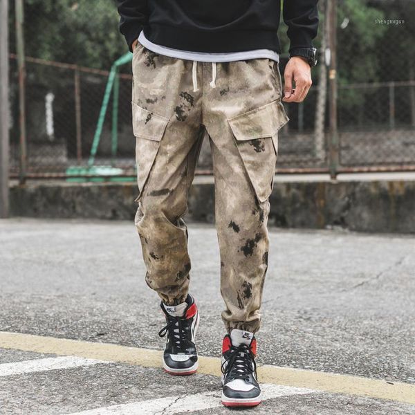 men's military camouflage cargo pants pockets camo harem men clothes streetwear spring autumn trousers plus size 5xl 06, Black
men's military camouflage cargo pants pockets camo harem men clothes streetwear spring autumn trousers plus size 5xl 06, Black
