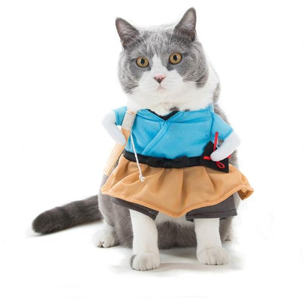 pet soft funny clothes cat costume uniform suit puppy cosplay party clothing for costumes
pet soft funny clothes cat costume uniform suit puppy cosplay party clothing for costumes
