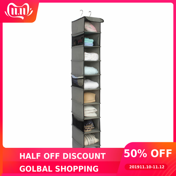 storage boxes & bins ten layers durable hanging bag non-woven fabric organizer rack wardrobe clothes closet for shoes
storage boxes & bins ten layers durable hanging bag non-woven fabric organizer rack wardrobe clothes closet for shoes