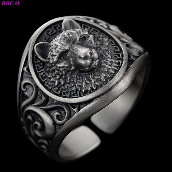 solide s925 sterling silver rings leopard head retro single index finger domineering thai rrings for men cluster, Golden;silver
solide s925 sterling silver rings leopard head retro single index finger domineering thai rrings for men cluster, Golden;silver