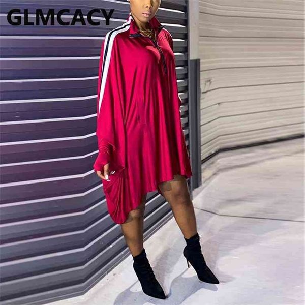 women batwings sleeve loose hip hop streetwear solid casual mini dress, Black;gray
women batwings sleeve loose hip hop streetwear solid casual mini dress, Black;gray
