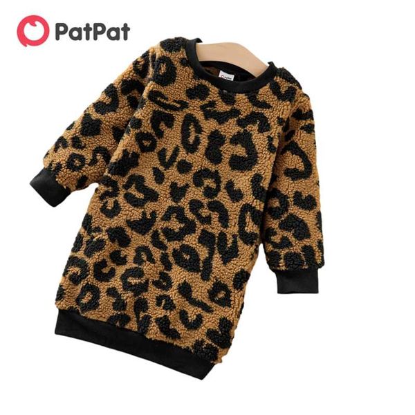 patpat arrival 2021 spring and autumn winter baby toddler girl chic leopard fluff dress children's clothing girl's dresses, Red;yellow
patpat arrival 2021 spring and autumn winter baby toddler girl chic leopard fluff dress children's clothing girl's dresses, Red;yellow