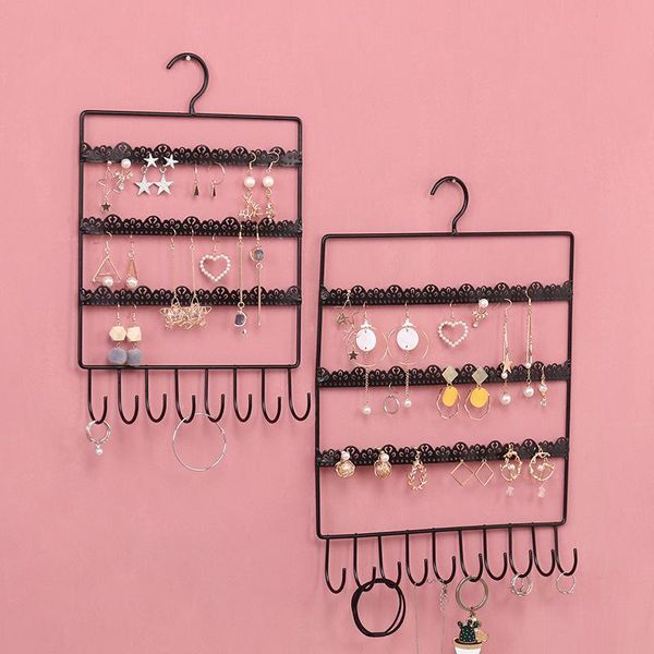 three-row jewelry rack necklace earrings nordic ins wall hanging creative earring bracelet display 2021 pouches, bags, Pink;blue
three-row jewelry rack necklace earrings nordic ins wall hanging creative earring bracelet display 2021 pouches, bags, Pink;blue