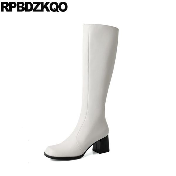boots white tall autumn shoes high heel knee chinese slim 2021 square toe chunky long genuine leather ladies side zip 9 women, Black
boots white tall autumn shoes high heel knee chinese slim 2021 square toe chunky long genuine leather ladies side zip 9 women, Black