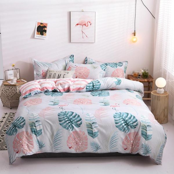 bedding sets flamingos leaves duvet cover stripe bed flat sheet twin full king quilt set single bedclothes
bedding sets flamingos leaves duvet cover stripe bed flat sheet twin full king quilt set single bedclothes