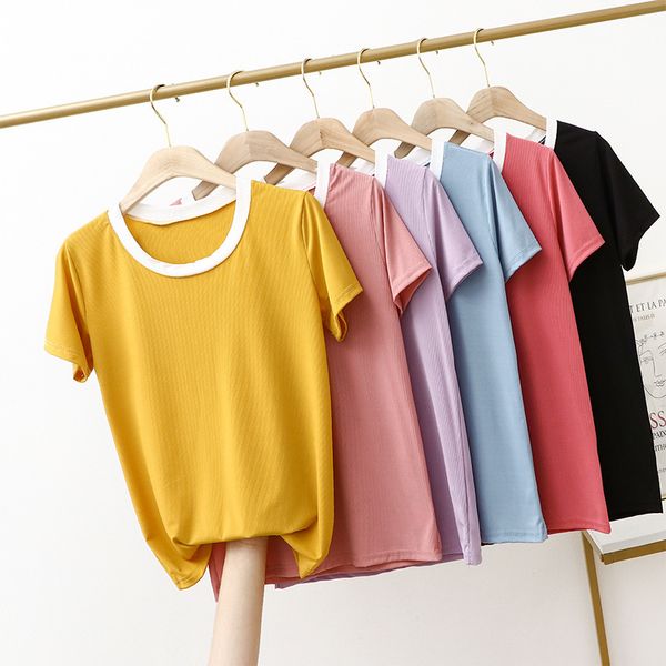 women's t shirt korean summer thin short sleeve white outer wear round neck ice thread net red base loose size
women's t shirt korean summer thin short sleeve white outer wear round neck ice thread net red base loose size