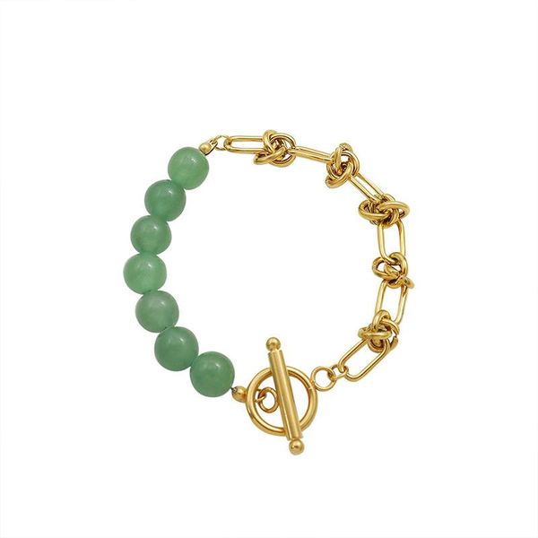 link, chain stainless steel gold natural bangles with designer charms bracelet gift for women's accessories luxury 2021, Black
link, chain stainless steel gold natural bangles with designer charms bracelet gift for women's accessories luxury 2021, Black