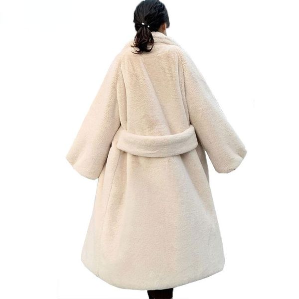 women's fur & faux nice women warm white coat winter x-long parkas jacket loose outwear, Black
women's fur & faux nice women warm white coat winter x-long parkas jacket loose outwear, Black