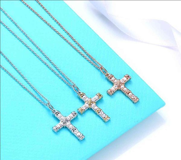 tif new cross necklaces women's diamond charms collarbone fashion x plated cross pendant necklace g1129, Black
tif new cross necklaces women's diamond charms collarbone fashion x plated cross pendant necklace g1129, Black