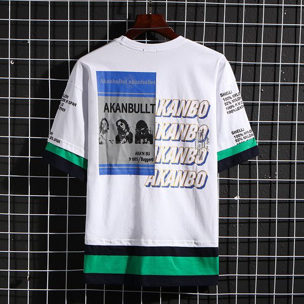 men's t-shirts summer korean hip hop tshirt streetwear casual oversized print t-shirt clothing cool loose punk japan t s 3p6o, White;black
men's t-shirts summer korean hip hop tshirt streetwear casual oversized print t-shirt clothing cool loose punk japan t s 3p6o, White;black