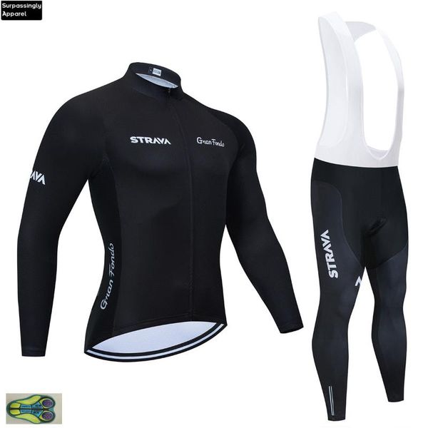 racing sets 2021 strava team long sleeve cycling jersey spring autumn bike pants set mens ropa ciclismo 20d pad bicycling maillot culotte, Black;blue
racing sets 2021 strava team long sleeve cycling jersey spring autumn bike pants set mens ropa ciclismo 20d pad bicycling maillot culotte, Black;blue