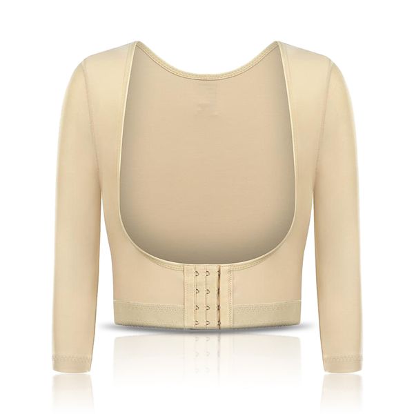 women arm shaper vest back shoulder corrector humpback posture corrector arm control shapewear arm fat burner slimming underwear 
women arm shaper vest back shoulder corrector humpback posture corrector arm control shapewear arm fat burner slimming underwear