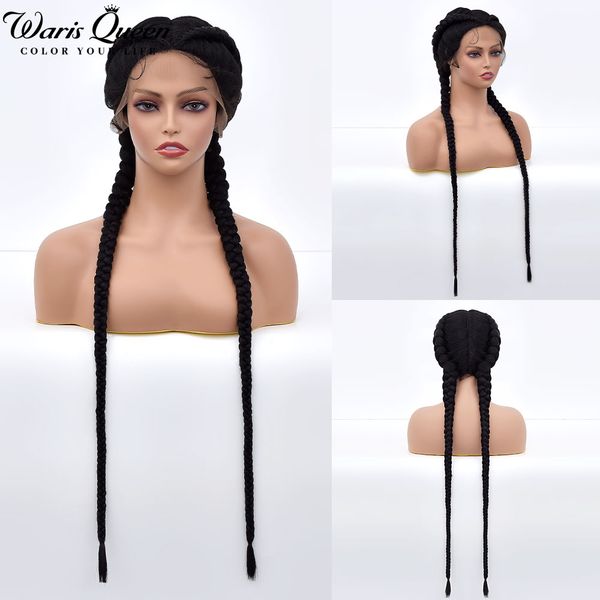 braided lace front wig synthetic wigs for black women brown ombre 36 inch long dutch twins braids with baby hair lace frontal
braided lace front wig synthetic wigs for black women brown ombre 36 inch long dutch twins braids with baby hair lace frontal
