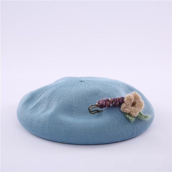 berets 2021 spring summer women linen beret flower decoration fashion casual hat handmade breathable, Blue;gray
berets 2021 spring summer women linen beret flower decoration fashion casual hat handmade breathable, Blue;gray