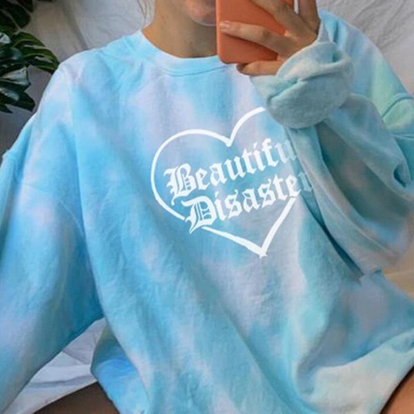 women's hoodies & sweatshirts harajuku women sweatshirt casual letter heart printed autumn o neck long sleeve oversize s-3xl tie dye st, Black
women's hoodies & sweatshirts harajuku women sweatshirt casual letter heart printed autumn o neck long sleeve oversize s-3xl tie dye st, Black